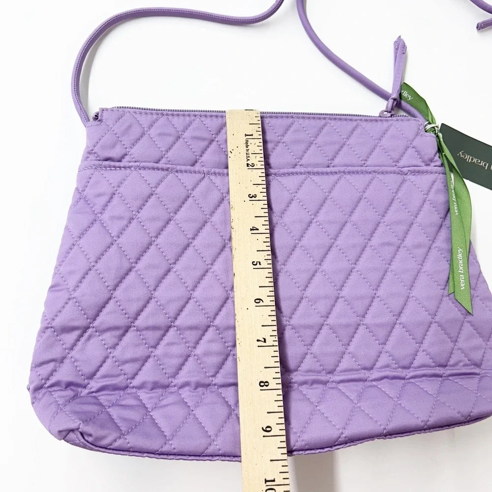 NEW Vera Bradley Original Hipster‎ Crossbody Bag Purple Rhapsody Quilted Purse